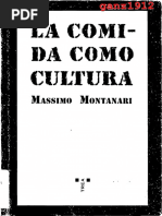 La Comida Como Cultura (OCR) (Por Ganz1912) MONTANARI, MASSIMO