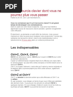 50 Raccourcis Clavier Dont Vous Ne Pourrez Plus Vous Passer