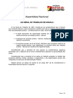 Angola Lei Geral Trabalho