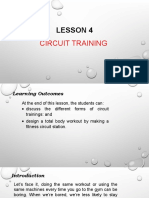 Lesson 4: Circuit Training