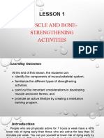 Lesson 1: Muscle and Bone-Strengthening Activities