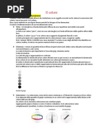 Il Colore: Tinta / Chiarezza / Saturazione