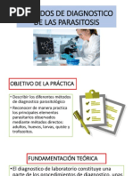 Métodos de Diagnostico de Las Parasitosis