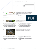 Latihan Soal Ujian Sekolah IPA Tahap 1 - Print - Quizizz