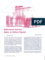 Reflexiones Teóricas Sobre La Cultura Popular. Patricio Sandoval