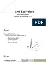 STEMI Equivalents: DR Elesia Powell-Williams Emergency Medicine Resident PGY3