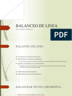 Balanceo de Linea