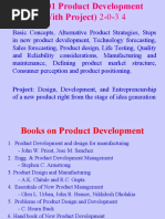 Project: Design, Development, and Entrepreneurship