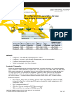 Travaux Pratiques 5.3.5 Configuration Des Paramètres de Base Du Routeur Avec L'interface de Ligne de Commande IOS