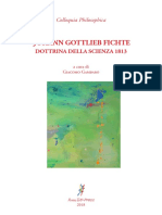 FIchte - Dottrina Della Scienza