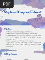 Simple and Compound Interest