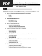 Qdoc - Tips - Grade 9 Math Third Quarter Examination