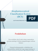 Biopharmaceutical Classification System (BCS)