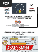 Required Reading No. 4 - Assessment of Learning 1