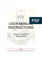 User Manual Instructions: P MCR501 A P