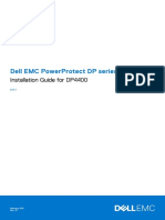 Dell Emc Powerprotect DP Series Appliance: Installation Guide For Dp4400