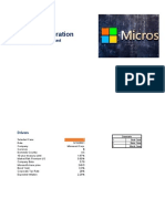 Microsoft Corporation: Financial Analyis and Forecast