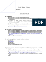 Exercício Economia - CONCEITOS BÁSICOS