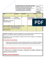 Institución Educativa Antonia Santos: No1 Codigo: FA201801