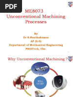 UCM Unit I - Introduction & Mechanical Based Proess