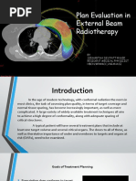 Plan Evaluation in External Beam Radiotherapy: BY Sidhartha Dev Pattanaik Resident Medical Physicist HBCH/MPMMCC, Varanasi