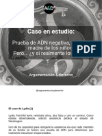 Caso en Estudio:: Prueba de ADN Negativa, No Es La Madre de Los Niños. Pero... ¿Y Si Realmente Los Parió?