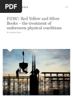 Fidic Red Yellow Silver Books