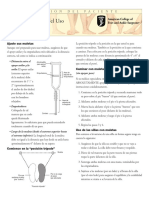 Instructions Crutches Spanish