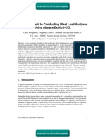 Novel Approach To Conducting Blast Load Analyses Using Abaqus/Explicit-CEL