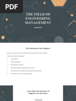 The Field of Engineering Management