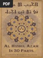 Al Hizbul Azam in 30 Parts - Original Translation