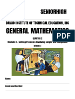 Quarter 2 - Module 3 General Mathematics