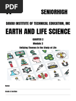 Quarter 2 - Module 2 - Earth and Life Science