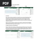 Discuss The Output Waves of The Voltages (SERIES) Series Voltage Schematic Graph