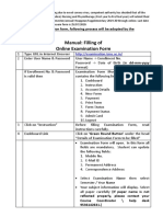 Exam Form Notice Students (Flow Chart) With Sign