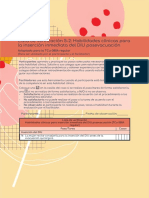 Lista de Verificacion 5-2 Habilidades Clinicas para La Insercion Inmediata Del DIU Posevacuacion