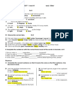 LEGACY A1 TERM TEST 1 Online Version Daniel