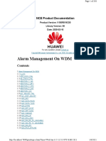 Alarm Management On WDM-1