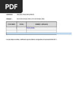 Planilla Mes de Octubre F-12111