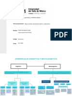 Mapa Conceptual. Aprendizaje Cognitivo y Metacogntivo