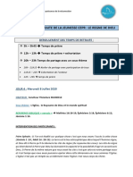 Résumé Retraite JCEP JOUR 4