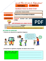 Semana 27, Día 3 - Tutoría - Dentifico Situaciones de Riesgo.