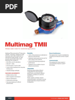 Multimag TMII: Multijet Water Meter For Residential Applications