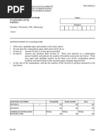 Environmental Systems Standard Level Paper 2