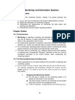 Chapter 10: Monitoring and Information Systems: Learning Objective