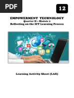 Empowerment Technology: Reflecting On The ICT Learning Process