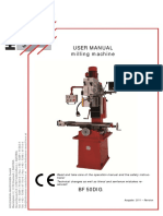 User Manual Milling Machine: BF 50dig