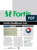 2021-12-01 - 2443 - Ashika - Stock Picks - Fortis Healthcare Ltd. - December 2021