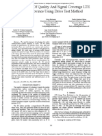 Improvement of Quality and Signal Coverage LTE in Bali Province Using Drive Test Method