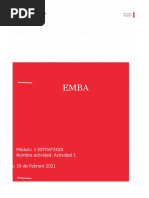 EMBA - Estrategia